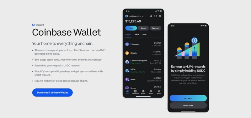 Coinbase Wallet pros cons comparison features